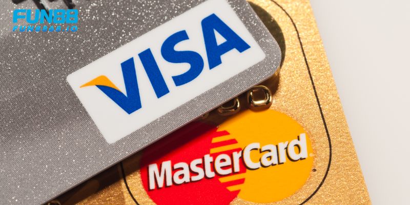 Nhà cái chấp nhập phương thức thanh toán qua thẻ Visa/Mastercard